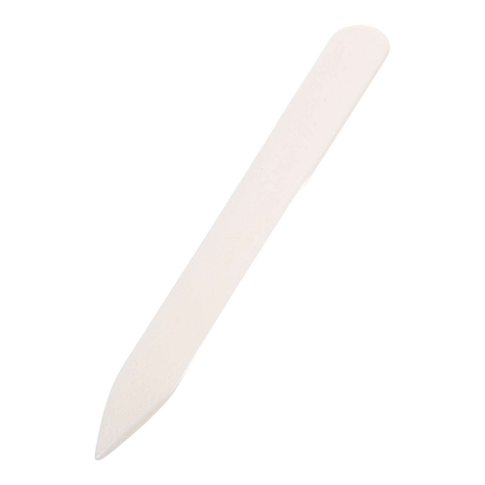 Bone Folder Tool - 牛骨成形・トリミングツール。信頼性が高く、持ち運びにも便利。エッジの補修や研磨、折り曲げ作業に。革細工用品。