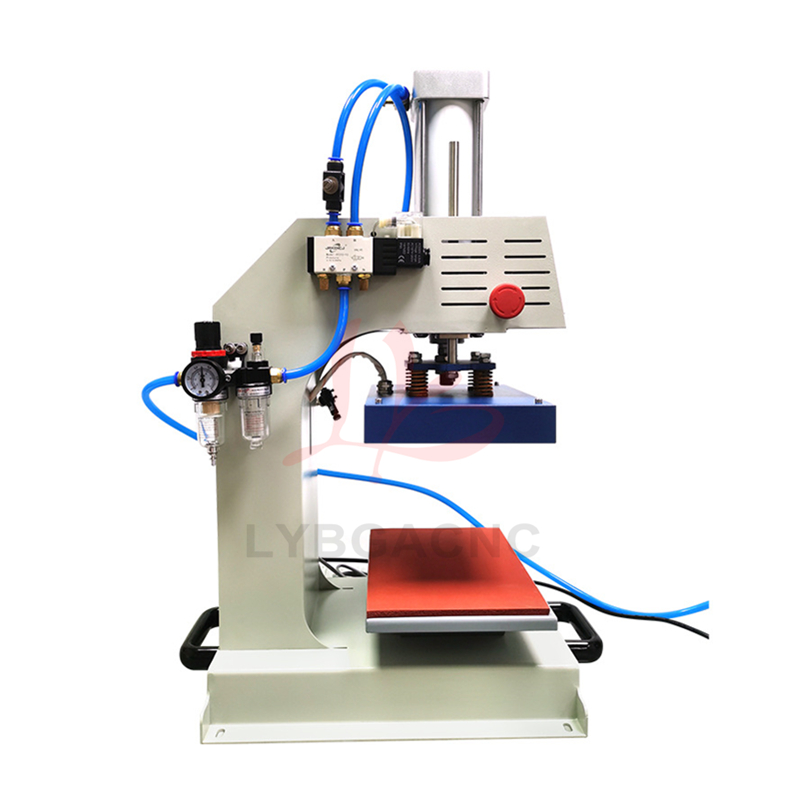 空気圧式ヒートプレス機、Tシャツプリント、ロゴブランディング - Leatherwork Machine のレビューと価格