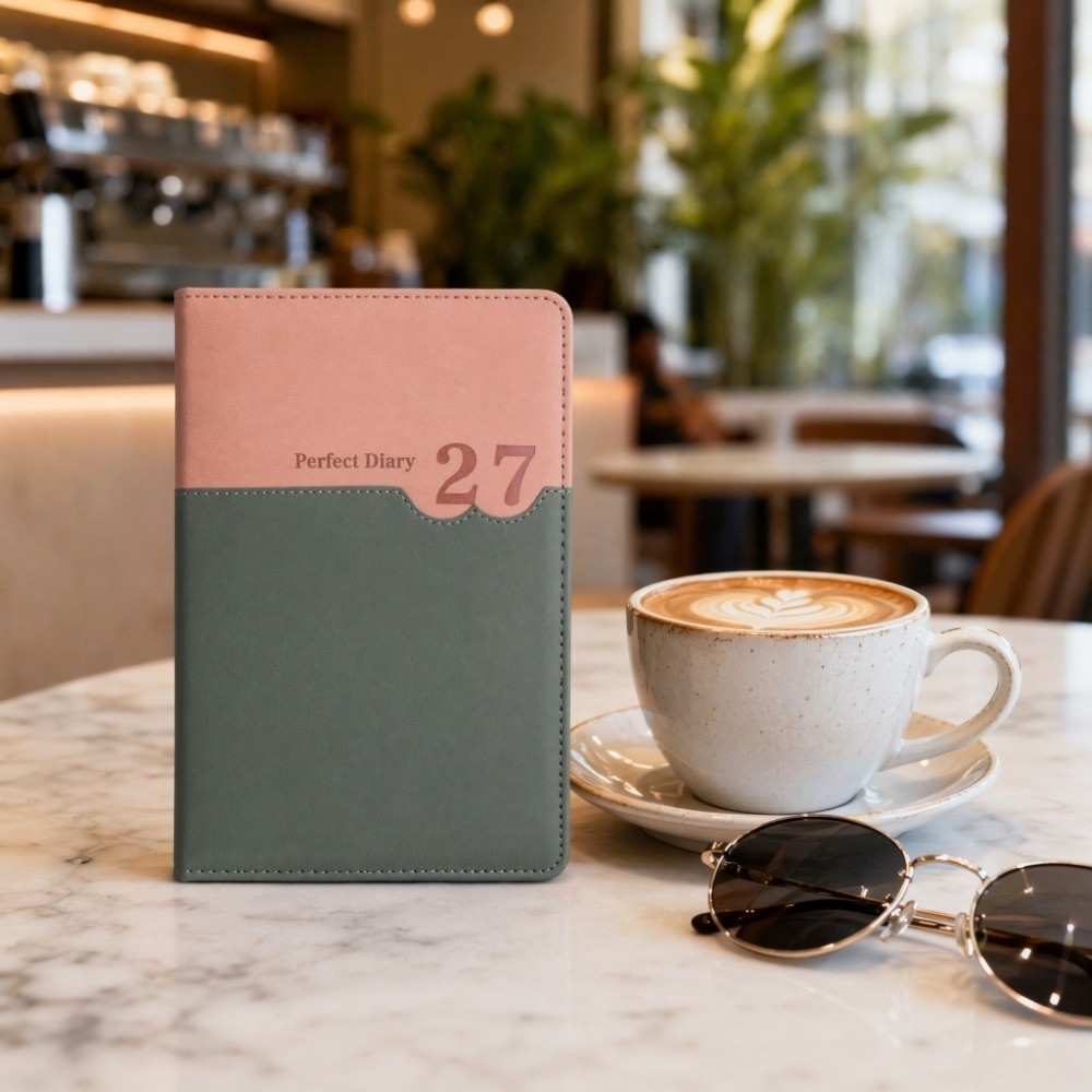 オフィス用スケジュールプランナー2027、320ページのノー - Leather Work Diary Covers のレビューと価格