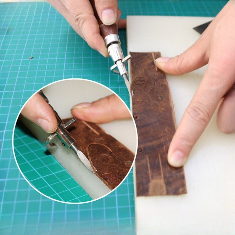 7 in 1調整可能なレザークラフトグルーバー、DIY手作り - Groover Stitching Tool のレビューと価格
