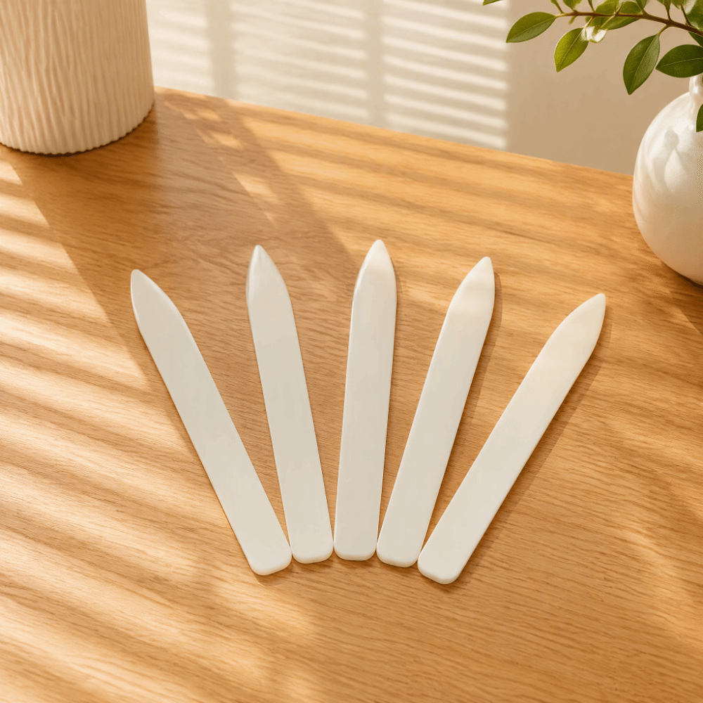 プラスチック製の骨型折り曲げツール5点セット。長めのデザイン - Bone Folder Tool のレビューと価格