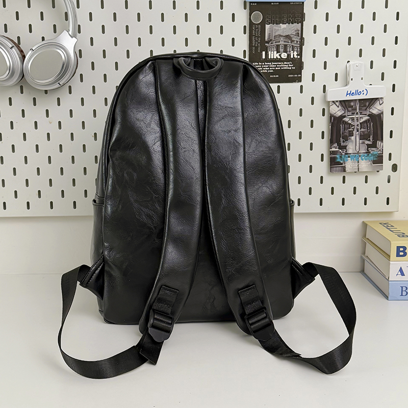 レディース・メンズ用PUレザー製バックパック。旅行、ハイキン - Leather Work Rucksack Mens のレビューと価格