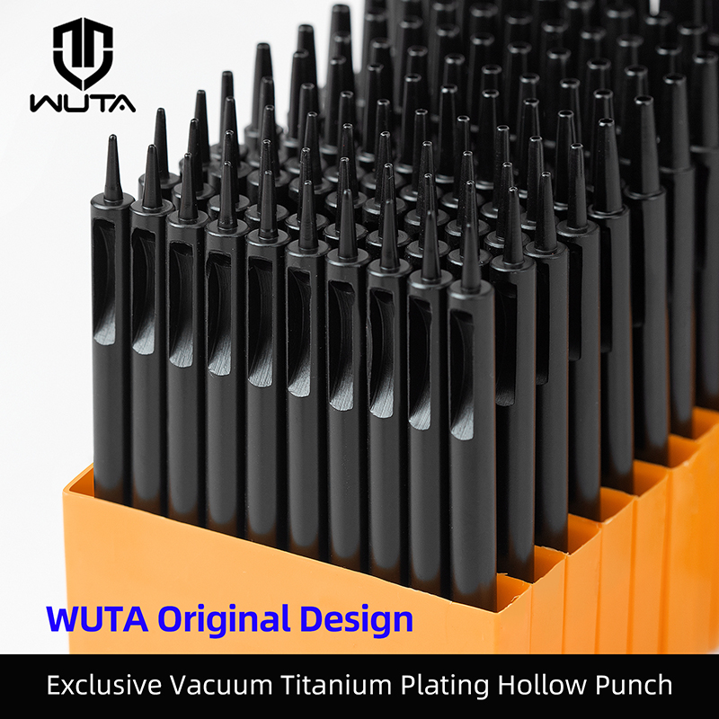 Wuta-革レザークラフト パンチ工具,皮穴あけ,チタン,丸 - Rivet Setter Tool のレビューと価格