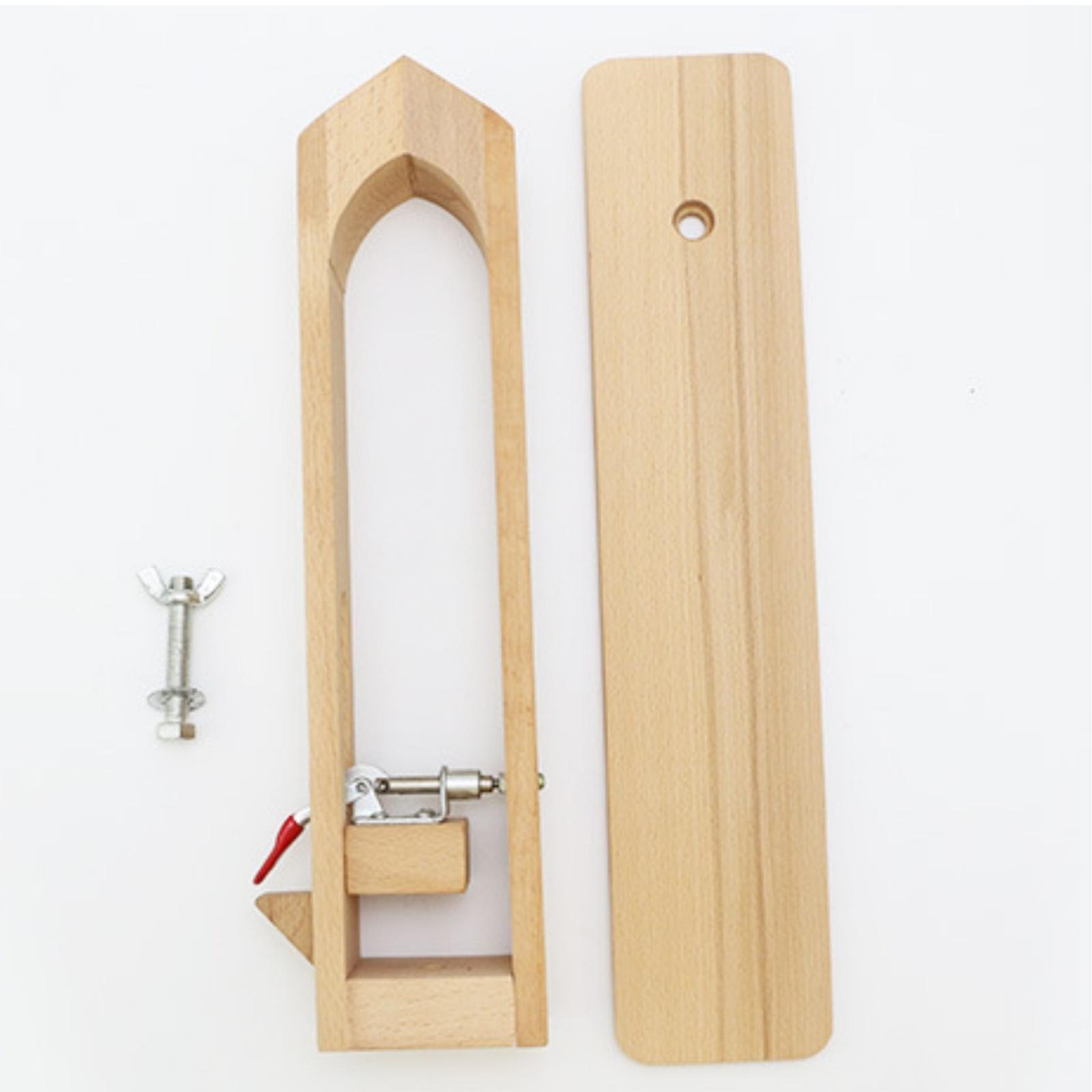 ブナ材製の革縫い用クランプ、ステッチ固定具、手作業による革細 - Leatherwork Hand Press のレビューと価格
