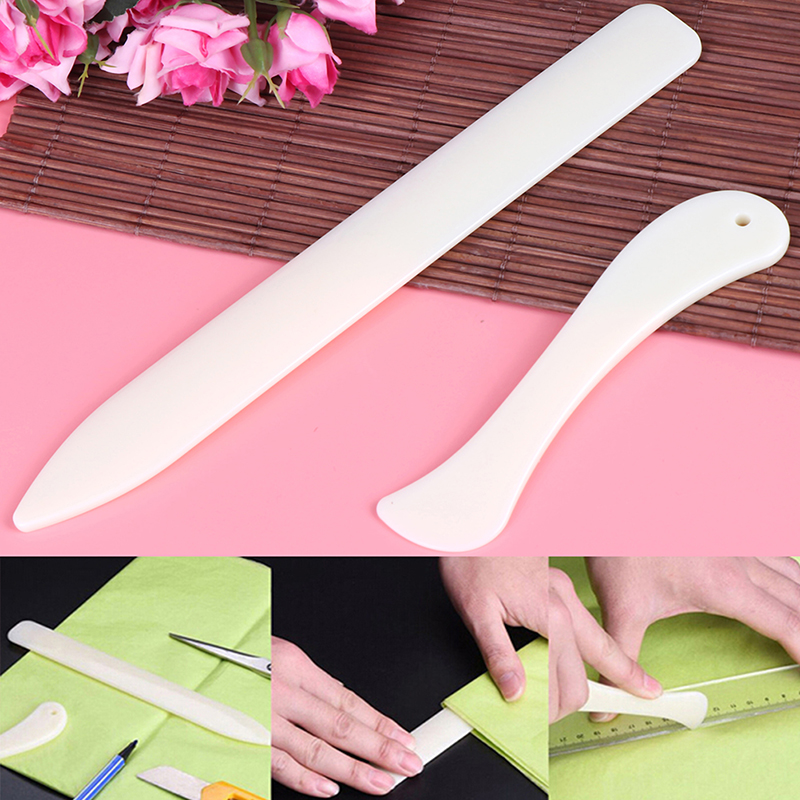 プラスチック製ボーンフォルダークラフトツール、レザースコアリ - Bone Folder Tool のレビューと価格