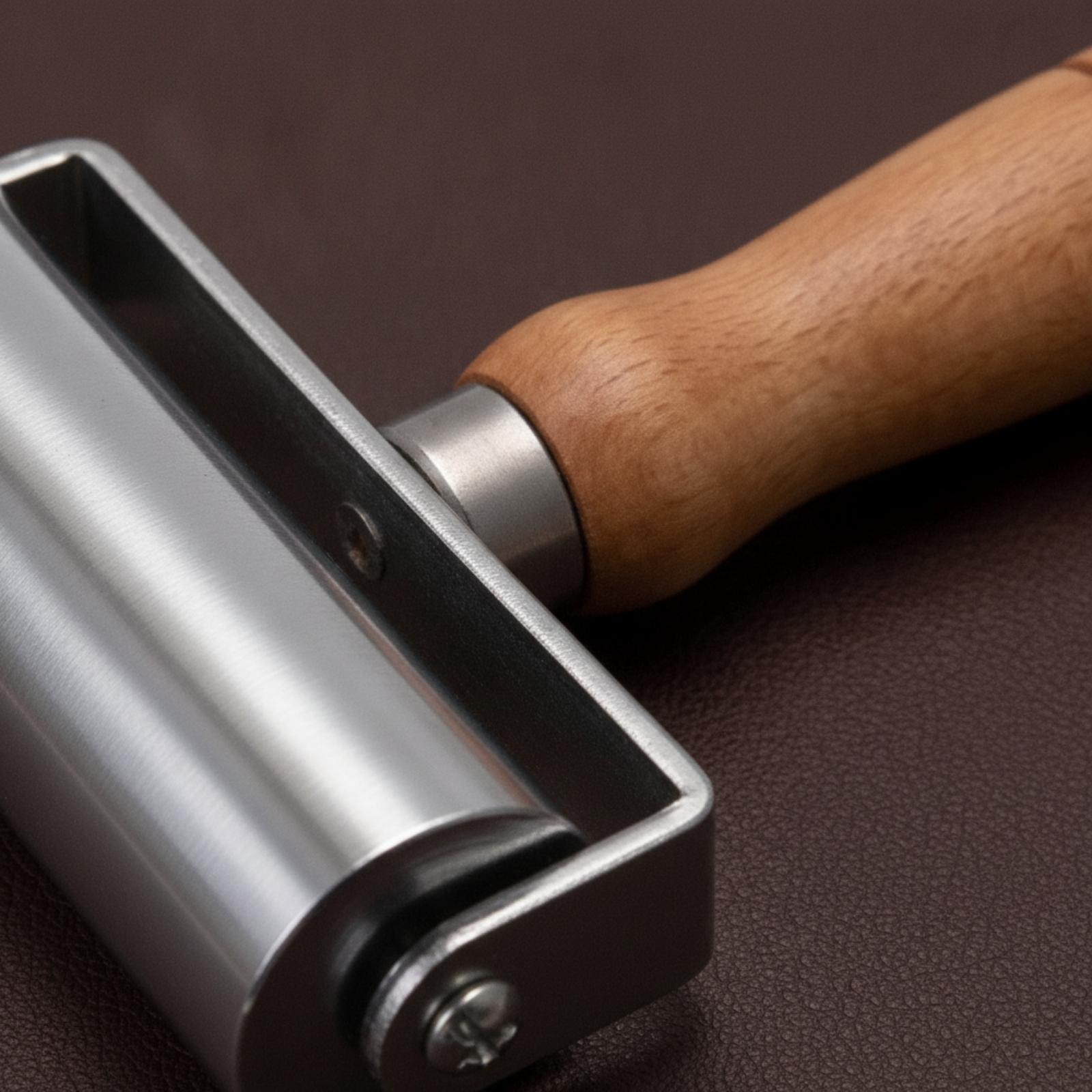 革細工用ローラープレス、木製、手動工具、エッジ加工用、DIY - Leatherwork Hand Press のレビューと価格