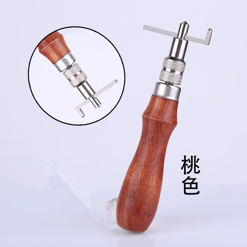 調整可能な革縁縫い用溝切り器、革細工用溝切り、DIYツール、 - Groover Stitching Tool のレビューと価格