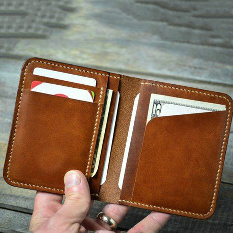 DIYレザークラフト用、シンプルなカードホルダー、小型財布、 - Leatherwork Machine のレビューと価格