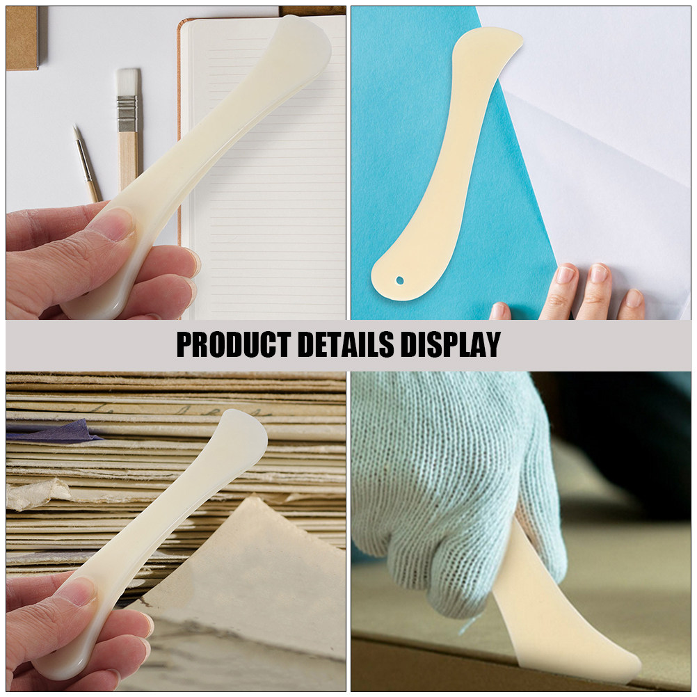 5個入り プラスチック製骨型折り曲げツール、紙製品の折り曲げ - Bone Folder Tool のレビューと価格